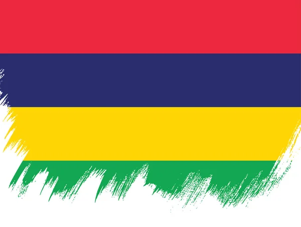 Republic of Mauritius flag — Stock Vector