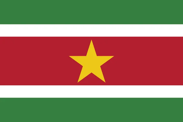 Hintergrund der surinamen Flagge — Stockvektor