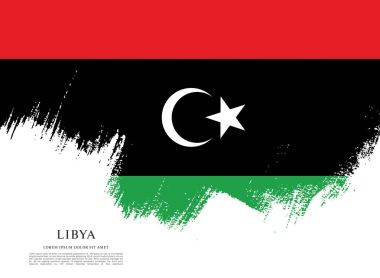 Libya illüstrasyon bayrağı