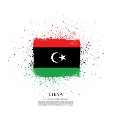 Libya illüstrasyon bayrağı