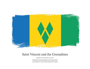 saint vincent ve Grenadinler bayrağı