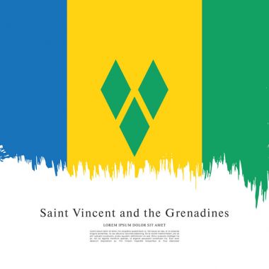 saint vincent ve Grenadinler bayrağı