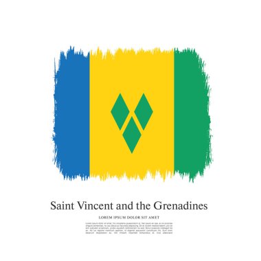saint vincent ve Grenadinler bayrağı