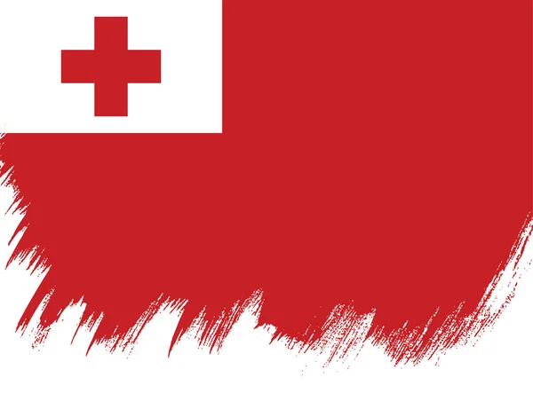 Bandiera del Regno di Tonga — Vettoriale Stock