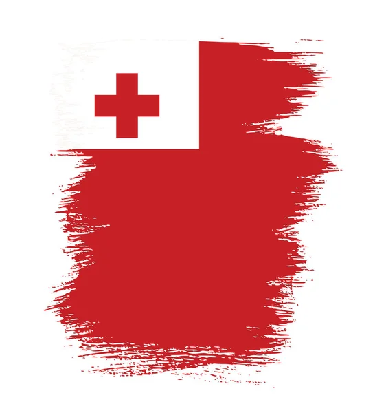 Flagge des Königreichs Tonga — Stockvektor