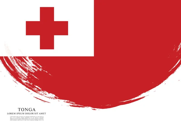 Bandera del Reino de Tonga — Vector de stock