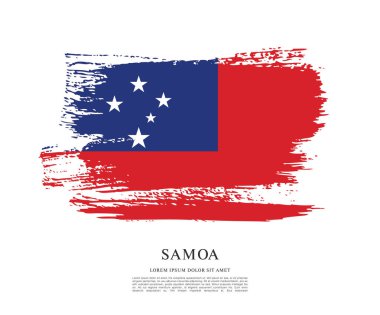 Samoa illüstrasyon bayrağı