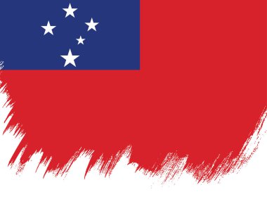 Samoa illüstrasyon bayrağı