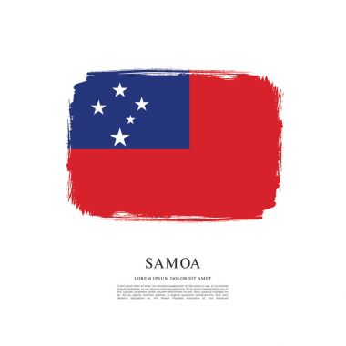 Samoa illüstrasyon bayrağı