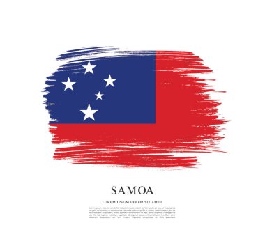 Samoa illüstrasyon bayrağı