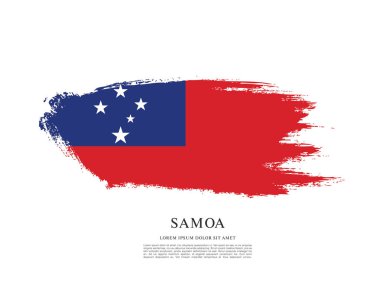 Samoa illüstrasyon bayrağı
