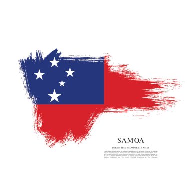 Samoa illüstrasyon bayrağı