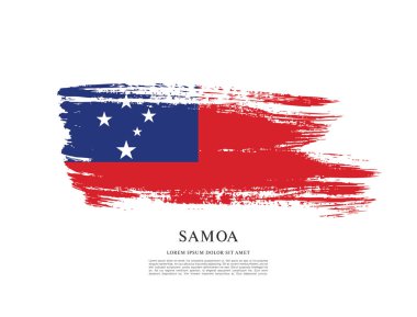 Samoa illüstrasyon bayrağı