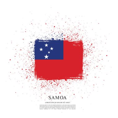 Samoa illüstrasyon bayrağı