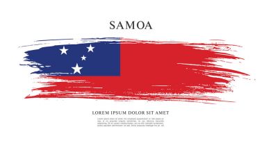 Samoa illüstrasyon bayrağı