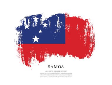 Samoa illüstrasyon bayrağı