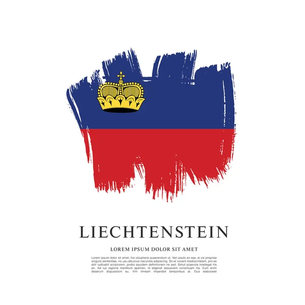 Flag of Liechtenstein illustration — Stock Vector