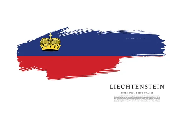 Flaga Liechtensteinu ilustracja — Wektor stockowy