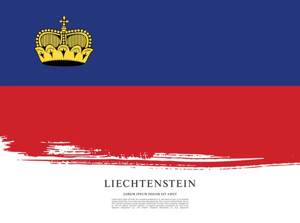 Flag of Liechtenstein illustration — Stock Vector