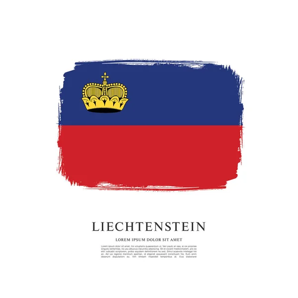 Flag of Liechtenstein illustration — Stock Vector