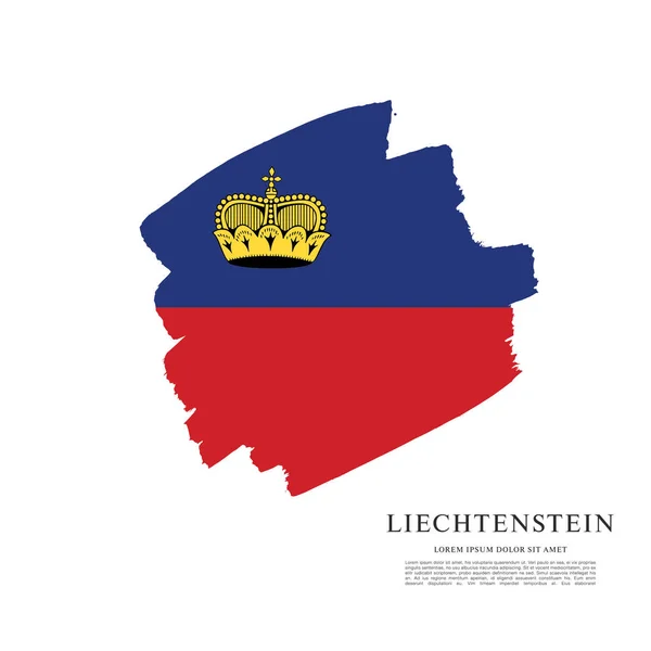 Flaga Liechtensteinu ilustracja — Wektor stockowy