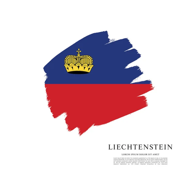 Flag of Liechtenstein illustration — Stock Vector