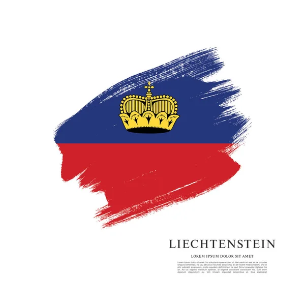 Flag of Liechtenstein illustration — Stock Vector