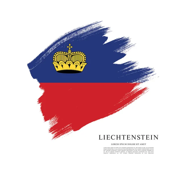 Flag of Liechtenstein illustration — Stock Vector