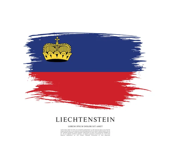 Flag of Liechtenstein illustration — Stock Vector