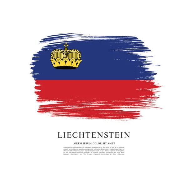 Flag of Liechtenstein illustration — Stock Vector