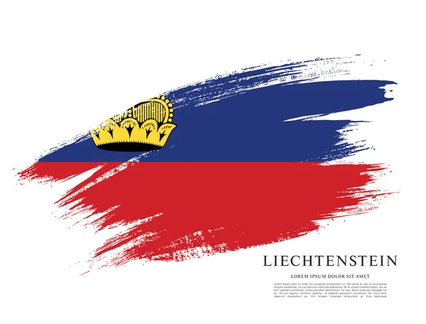 Flag of Liechtenstein illustration — Stock Vector