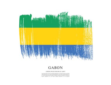 Gabon arka plan bayrağı