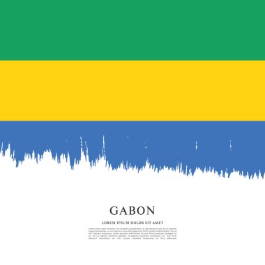 Gabon arka plan bayrağı