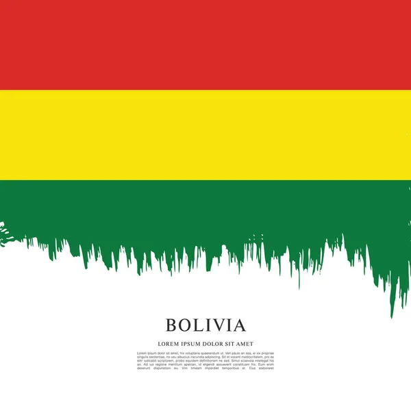 Háttér Bolívia zászlaja — Stock Vector