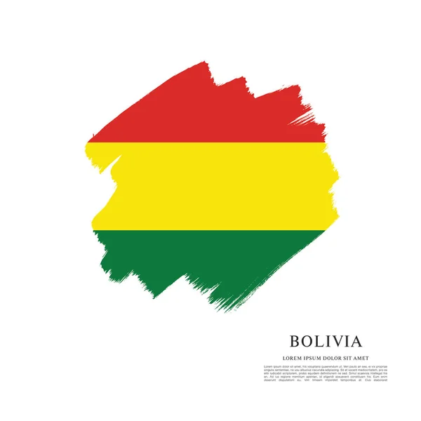 Háttér Bolívia zászlaja — Stock Vector