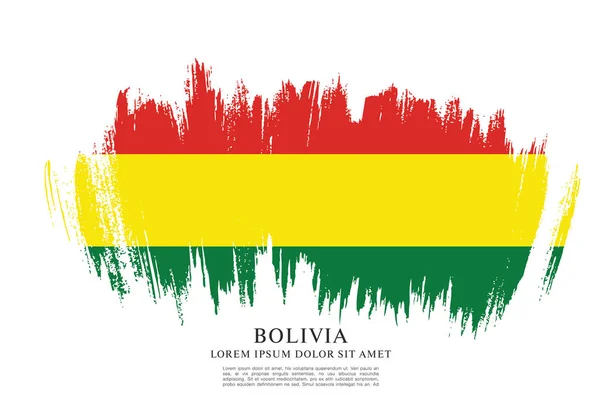 Bolivya arka plan bayrağı — Stok Vektör