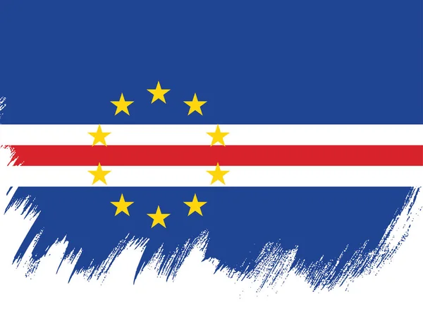 ベルデ岬の旗 — ストックベクタ