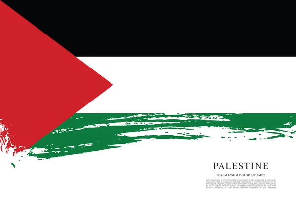 Flag of Palestine background — Stock Vector