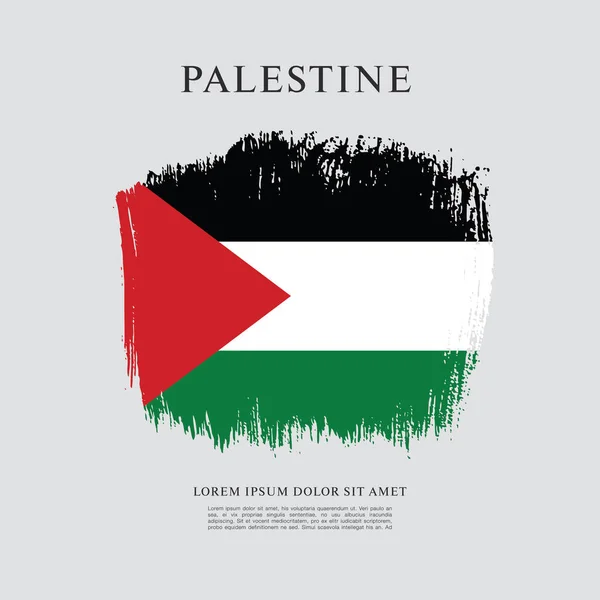 Palestine arka plan bayrağı — Stok Vektör