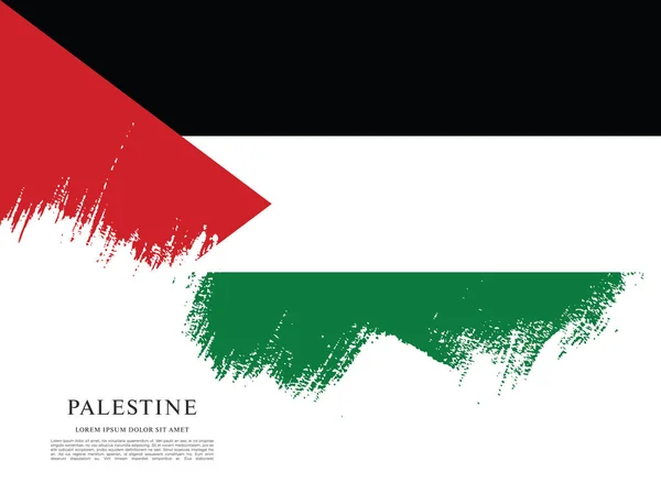 Flag of Palestine background — Stock Vector