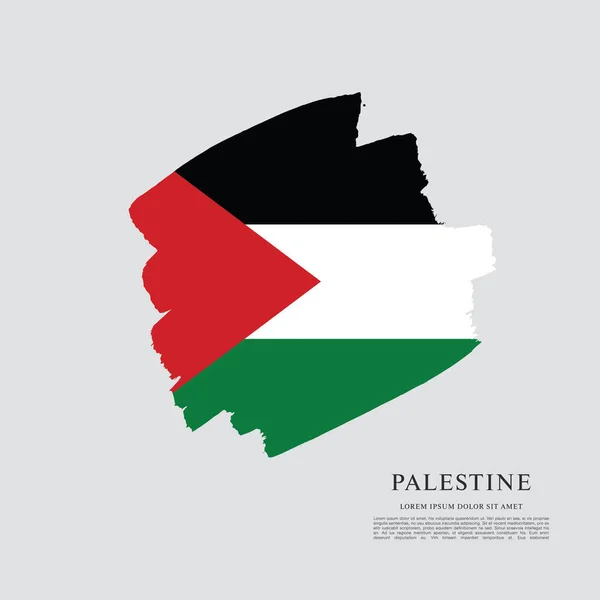 Vlajka Palestiny pozadí — Stockový vektor