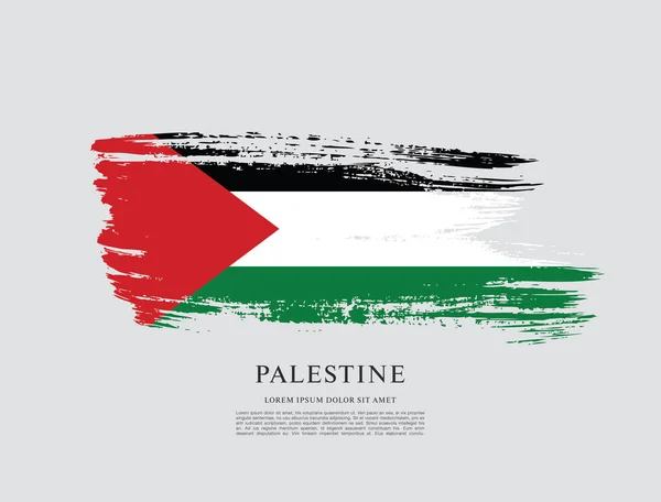 Flag of Palestine background — Stock Vector