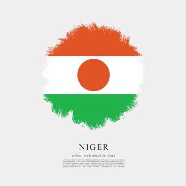 Nijer arka plan bayrağı