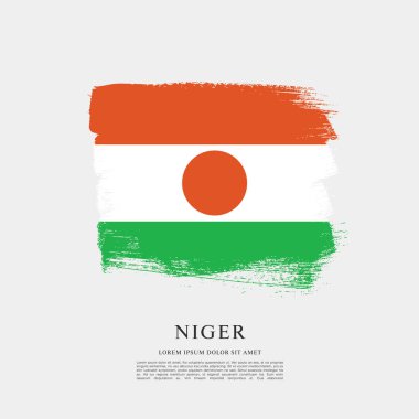 Nijer arka plan bayrağı