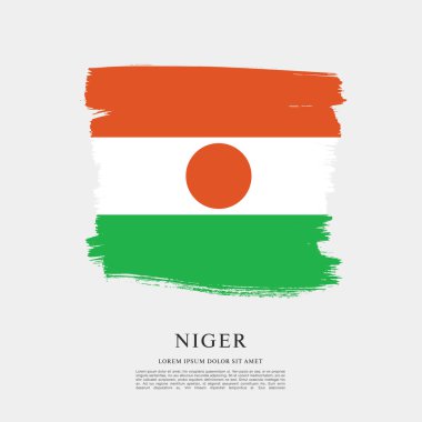 Nijer arka plan bayrağı