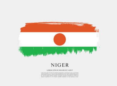 Nijer arka plan bayrağı