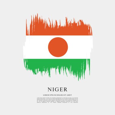 Nijer arka plan bayrağı