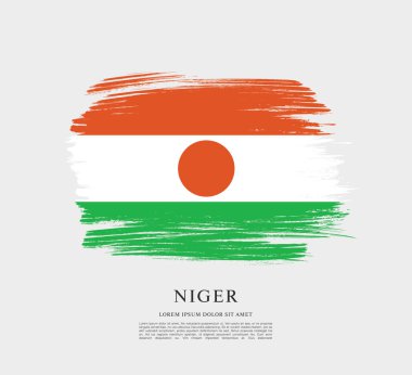 Nijer arka plan bayrağı