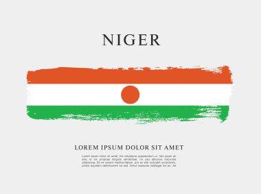 Nijer arka plan bayrağı