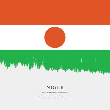Nijer arka plan bayrağı